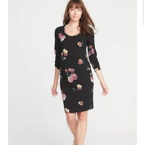 Maternity Scoop-Neck Bodycon Dress